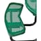 Global Industrial Round Picnic Table, Green, Perforated Metal, 46 in L, 29-1/2 in H Overall 262078GN - alternate 3